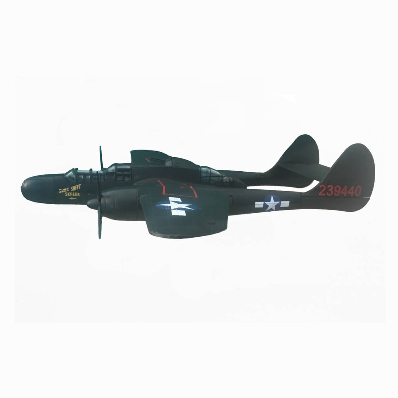 Northrop P-61 Black Widow | Visto de Lado